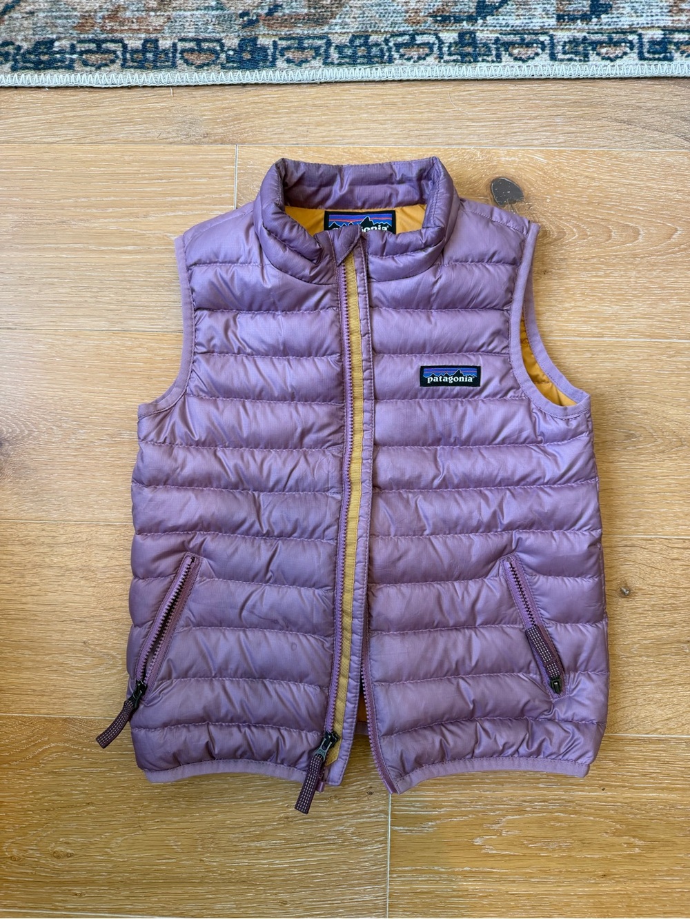 Patagonia Kids 4T Down Sweater Vest Purple/Lilac Lightweight Puffer